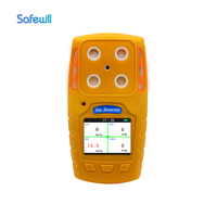 Détecteur de gaz ATEX portable Safewill ES30A Détecteur de gaz toxique au sulfure d'hydrogène Détecteur de gaz multi-gaz avec alarme