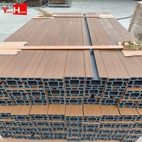 Clôture de jardin en WPC horizontale, panneaux de clôture de sécurité en composite bois-plastique, résistants au vent, pour l'extérieur