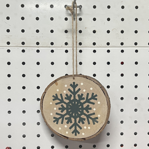 Thu nhỏ bằng gỗ Rocking Ngựa Tuyết và người tuyết treo Cây giáng sinh trang trí đồ trang trí - Product Image 6