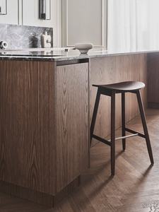 Ensemble de meubles de cuisine modernes en bois avec comptoir en marbre et îlot, meubles de cuisine sur mesure pour la maison - Product Image 5