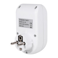 Prise de minuterie intelligente Al-06 prise de minuterie standard européen/américain 10 / 16A pour une charge chronométrée