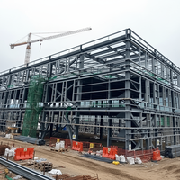 Taller Prefabricado Económico, Estructura de Acero Prefabricada, Almacén, Edificio Metálico de Instalación Rápida