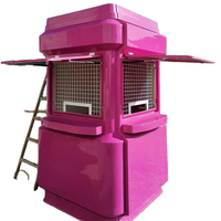 Kiosque de Vente Alimentaire Ambulant Durable en Fibre de Verre (FRP/GRP) – Stand Mobile Extérieur Portatif Pliable pour Stockage Alimentaire