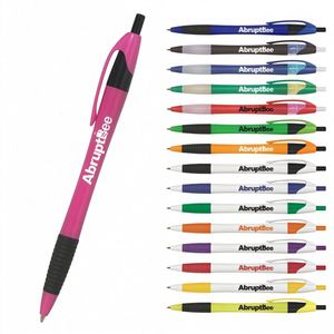 Stylo bille classique coloré à prise souple, personnalisable pour hôtels, événements et cadeaux promotionnels en gros, rechargeable - Product Image 2