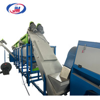 Machine automatique de lavage de flocons de bouteilles en plastique PE avec déshydratation et décolleur d'étiquettes