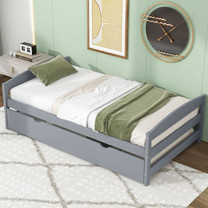 <span class=keywords><strong>Lit</strong></span> de repos en bois massif de style Japandi adapté aux enfants avec <span class=keywords><strong>lit</strong></span> <span class=keywords><strong>gigogne</strong></span>, <span class=keywords><strong>lit</strong></span> d'appoint en bois gain de place pour chambre à coucher et chambre d'amis - Product Image 5
