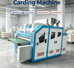 Cardoir <span class=keywords><strong>à</strong></span> tambour automatique pour laine de mouton et coton, machine de cardage pour fileries - Product Image 1