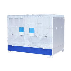 Toptan istiflenebilir kuş kafesleri yetiştiriciliği kuşlar kafes küçük kuşlar kafes yetiştiriciliği kafes slayt-out tepsi ile - Product Image 2