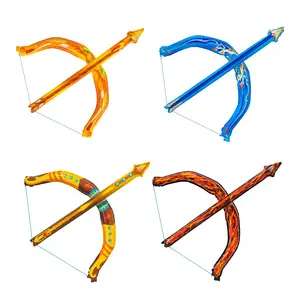 ホット販売子供のおもちゃ弓と矢の形の風船ギフトおもちゃ環境に優しい空気充填プリント蝶箔風船子供のための
