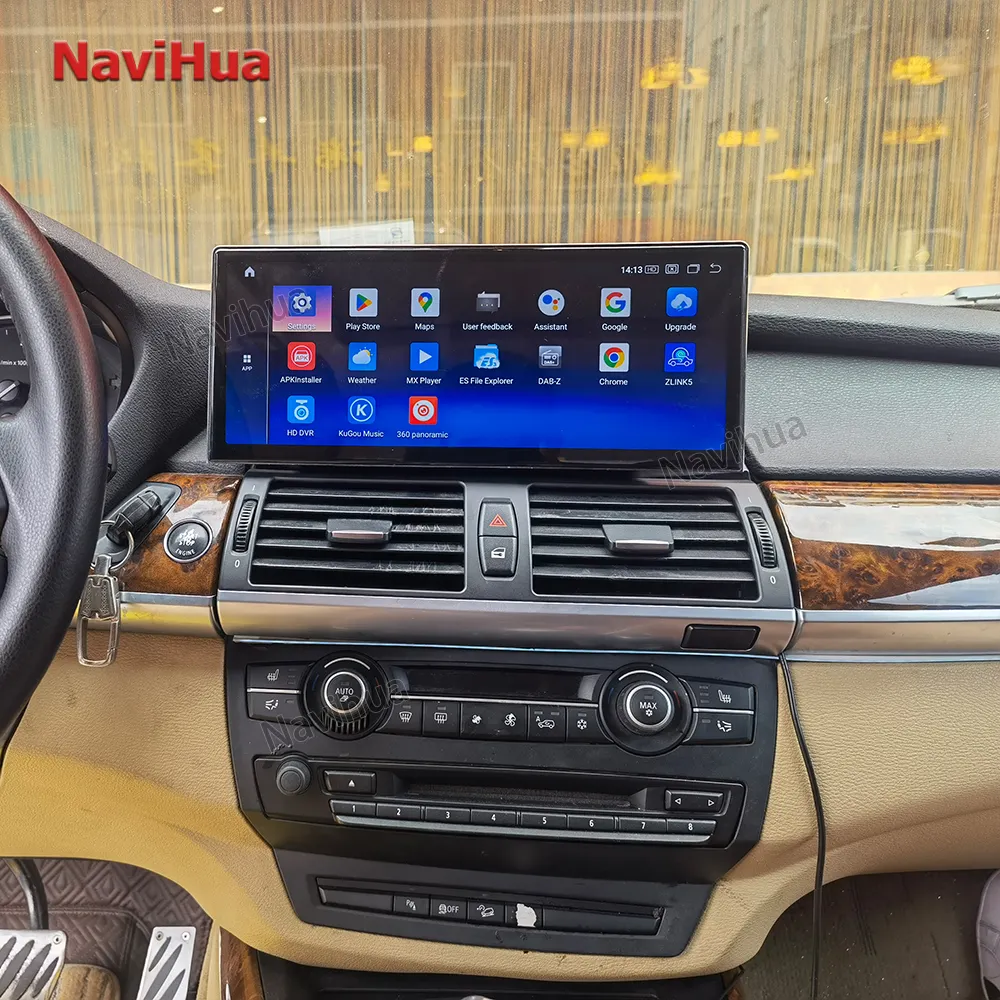 NaviHua Car Radio Multimedia Video Player Android 13 Auto For BMW X5 E70 2008 2021 CIC CCC Carplay 2Din Autoraido Stereo GPS DVD