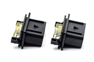 Connecteur adaptateur 18 broches à angle droit en laiton et nylon pour PCB, pas de 2,54 mm, personnalisé, mâle/femelle, pour l'automobile - Product Image 5