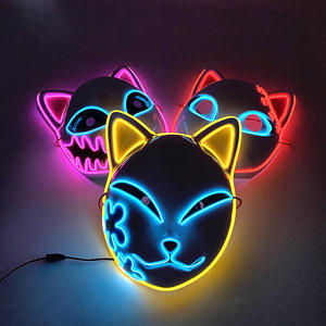 Masque de Renard LED <span class=keywords><strong>pour</strong></span> Cosplay d'Anime Japonais, Carnaval, Masquerade, <span class=keywords><strong>Halloween</strong></span>, Costumes de Films et de Télévision - Product Image 5