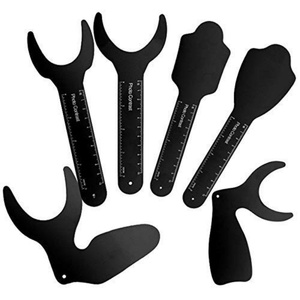 Panneau de contraste photographique dentaire à fond noir, pour photographie intra-orale et palatale, 6 pièces - Product Image 1