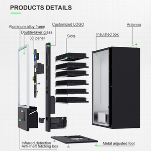 Máy Bán Đồ Uống Lạnh TCG Máy Bán Hàng Tự Động Kết Hợp Thực Phẩm Và Đồ Uống - Product Image 3