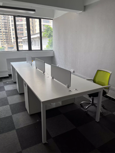 Máy tính để bàn văn phòng Foshan 2025 với ổ cắm điện và tủ hồ sơ - Product Image 6