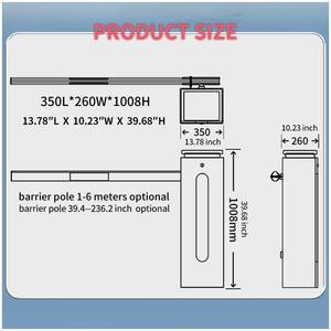 Sistema di Cancello Intelligente XGY, Attrezzatura per Parcheggio, Apricancello Elettrico, Barriera Automatica, Recinzione Automatica, Barriere per il Traffico Veicolare - Product Image 6