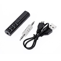 Adaptateur récepteur auxiliaire USB 3.5mm stéréo Blue Teeth Car 5.0 Audio Receiver Aux