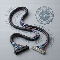 Kabel Encoder Servo Sensor Tembaga Berlapis Timah 4 Inti Terlindung Fleksibel dengan Rating IP65/IP67 untuk Sistem Penggerak Robot Elektronik