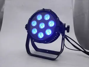 DJ 조명 장비 야외 8pcs RGBWA 5in1 LED 파 빛