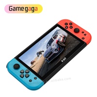 Consola de Videojuegos Retro X80 Portátil con Pantalla Grande de 7 Pulgadas, 600 Juegos Clásicos Integrados, Wi-Fi, Regalo para Niños