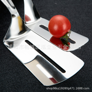 304 Stainless Steel Food Grade Tongs Steak Fish Kitchen Pancake Spatula Oven Safe Hand Wash Only Jieyang Made - Product Image 4