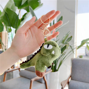 Internet populaire Tyrannosaurus Rex dinosaure porte-clés pendentif Polyester peluche poupée PP secouer tonique tissu sac suspendu poupée - Product Image 2