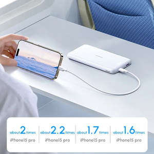 Sạc dự phòng UGREEN PD20W 20000mAh siêu mỏng, dung lượng 10000mAh, màn hình kỹ thuật số, sạc nhanh USB C cho iPhone - Product Image 2