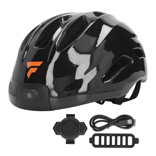 Smart Bike Helmet Adults Smart Helmet with 1080P Camera Turn Signal Road Mountain Bike Riding Equipment 32G Micro Memory Card in