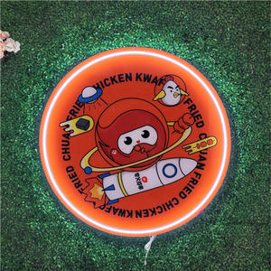 Enseigne lumineuse LED en néon acrylique personnalisée sans MOQ pour cadeau de fête, décoration intérieure - Product Image 5