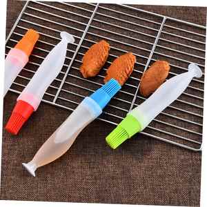 Brosse à huile multifonctionnelle en plastique, portable, durable, pour barbecue, cuisson, nettoyage facile, outils de cuisine, couleurs assorties - Product Image 3