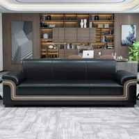 2026 GEDO Canapé en Cuir Moderne et Confortable pour Salon avec Table Basse