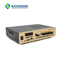 Mini amplificateur de puissance PA 35W 100V 70V 4-16 Ohm avec USB SD MP3 Bluetooth pour système de sonorisation de mosquée, d'école ou commercial