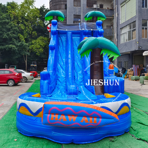 Trẻ em ngoài trời thương mại Inflatable Trampoline trượt kết hợp trượt với nhà bị trả lại - Product Image 1