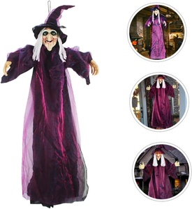 Fantasma Colgante <span class=keywords><strong>de</strong></span> <span class=keywords><strong>Bruja</strong></span> <span class=keywords><strong>de</strong></span> Halloween <span class=keywords><strong>con</strong></span> Sombrero y <span class=keywords><strong>Luz</strong></span>, Decoración Luminosa <span class=keywords><strong>de</strong></span> Pelo Largo para Casa Encantada, Horrorífica, ¡Gran Venta! - Product Image 1
