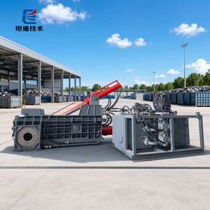 Presse à ferraille horizontale hydraulique robuste TANTONG Y81-500, moteur 135 kW, trémie 3500*3000*1300 mm, haute performance, économe en énergie - Product Image 1