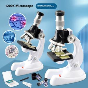 국경 간 소스 소형 과학 공학 장난감 1200x 어린이 교육 세트 돋보기 포함 - Product Image 5