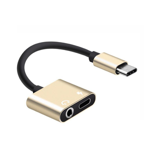 Adaptador de <span class=keywords><strong>Auriculares</strong></span> 2 en 1 USB Tipo C a 3.5mm, Cable de Audio con Conector USB-C para Teléfonos Móviles HTC, <span class=keywords><strong>LG</strong></span>, Xiaomi Redmi - Product Image 2