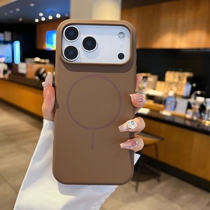 เคสโทรศัพท์ซิลิโคนแบบชาร์จไร้สาย 17 Pro Max แม่เหล็กแท้ อุปกรณ์เสริมโทรศัพท์ซิลิโคนสำหรับ iPhone 17 Air 16 Plus 15 14 13 Pro - Product Image 6