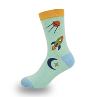 Chaussettes habillées en coton unisexes colorées et décontractées, design amusant, personnalisables avec logo, de haute qualité, pour hommes, vente en gros OEM