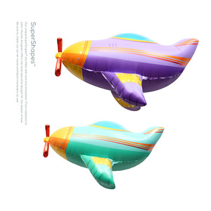 Nuovo cartone animato 4D aereo Globos forniture per feste di buon compleanno giocattoli per bambini palloncino ad aria calda con pellicola di alluminio per decorazioni per feste - Product Image 4