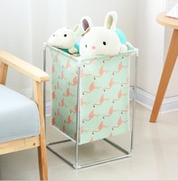 Usine en gros créatif pliant dessin animé panier à linge grande capacité vêtements sales sac de rangement étanche jouet panier de rangement