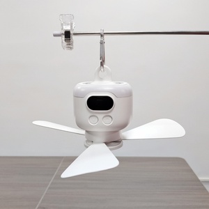 2024 Niuwa Portable Rechargeable Ceiling Fan with LED Light and Remote Contral Mini Electronic Hanging Fan with USB in Stock - Product Image 4
