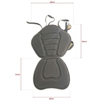 Siège de kayak rembourré en EVA de luxe, imperméable, universel, avec dossier et sac de rangement amovible pour bateaux
