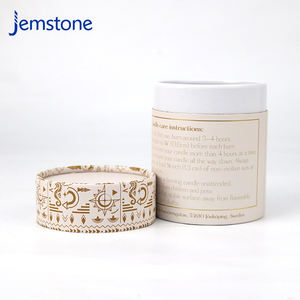 Empaque de lujo en tubo de cartón cilíndrico para velas y frascos de vidrio con embalaje de papel reciclable - Product Image 6