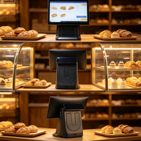 Terminal de point de vente pour la restauration, écran tactile double, caisse enregistreuse tout-en-un, machine de point de vente pour restaurant, salon de thé, boulangerie
