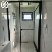 Poubelle Mobile Xu Pliante Préfabriquée Conteneur Extensible Maison Intégrée Pod 30 pieds avec Salle de Toilette Livraison Gratuite