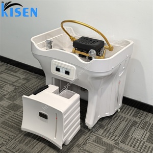 Kisen Chaise de spa capillaire portable japonaise sans plomberie, avec bac à shampoing et circulation d'eau pour salons de beauté, salles de bain et gymnases - Product Image 4