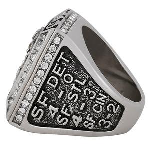 Anillo de Campeonato de los Gigantes de San Francisco <span class=keywords><strong>2012</strong></span>, Chapado en Plata, Aleación, Recuerdo de Béisbol, Joyería Masculina de Alta Calidad, Regalo - Product Image 5