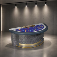 Vente à Durée Limitée : Table de Poker Personnalisable pour 6-8 Joueurs avec Fonction Dînette