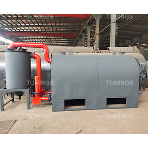 เตาเผาถ่านไม้กลมแบบกลไกแนวนอนขนาดเล็ก, อุปกรณ์เผาถ่านไม้และไม้ไผ่ - Product Image 4